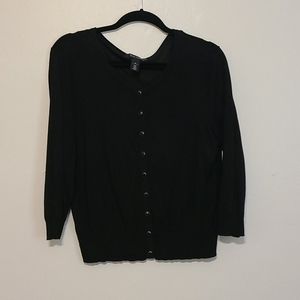 White House Black Market Mid Sleeve Cardigan